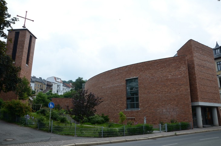 Die St. Elisabeth-Kirche in Gera.