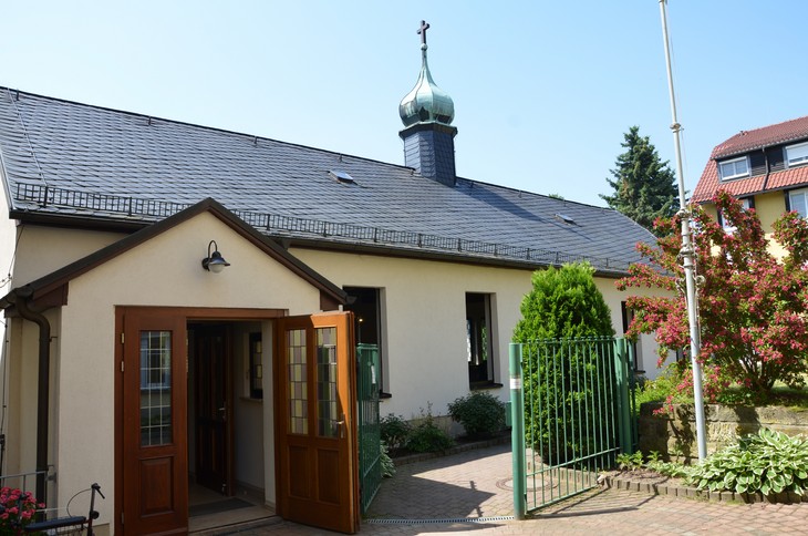 Die Klosterkirche in Goppeln.
