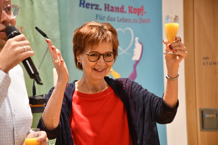 Nimmt herzlich Abschied aus dem Bischöflichen Ordinariat: Claudia Leide. © Andreas Gäbler